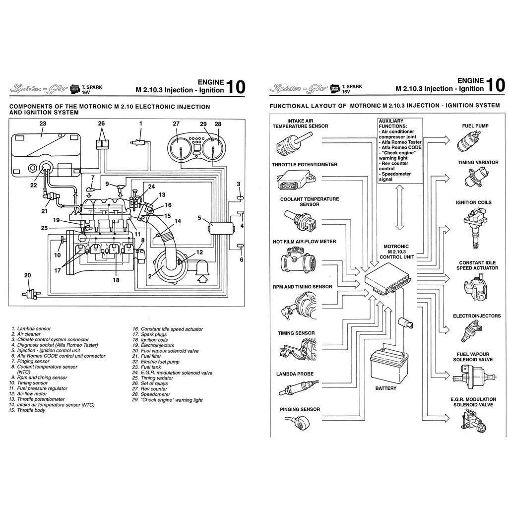 Alfa Romeo SPIDER & GTV Type 916 1995-2006 Full Manual Set – Repair & Maintenance Manual - page 9