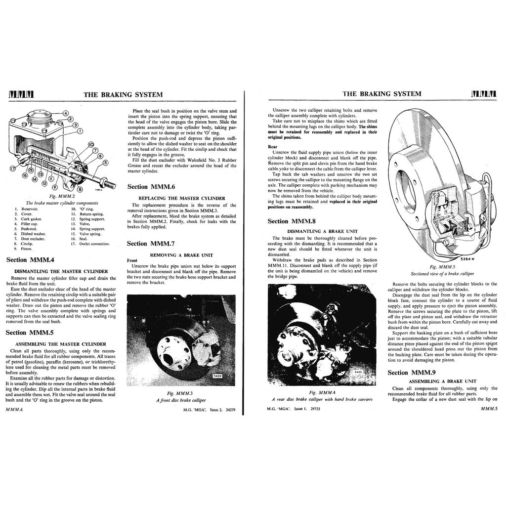 [CLASSIC] MG MGA 1955-1962 Full Manual Set – Repair & Maintenance Manual - page 8