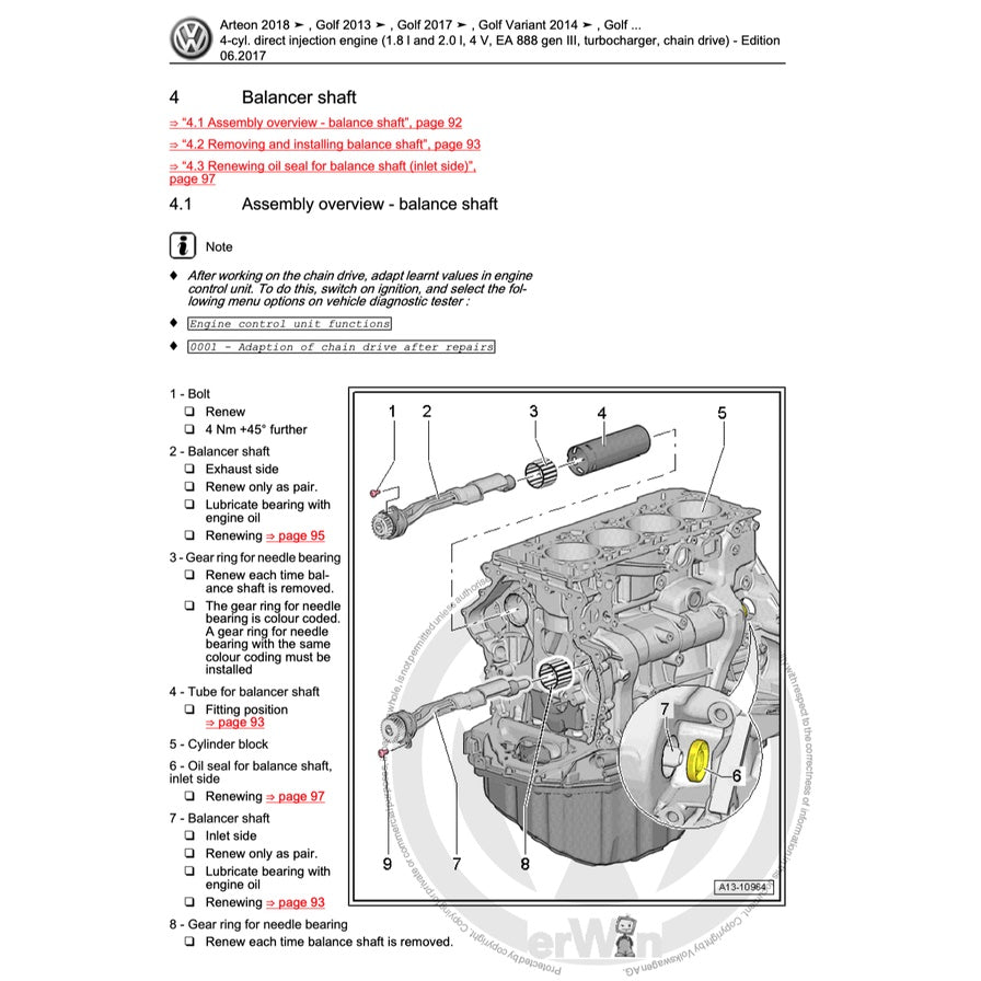 VW TIGUAN II AD/BW 2016+ Full Manual Set – Repair & Maintenance Manual - page 2