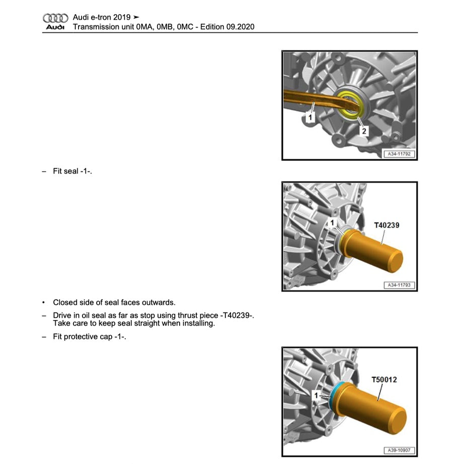 Audi e-tron EV 2019+ Full Manual Set – Repair & Maintenance Manual - page 4