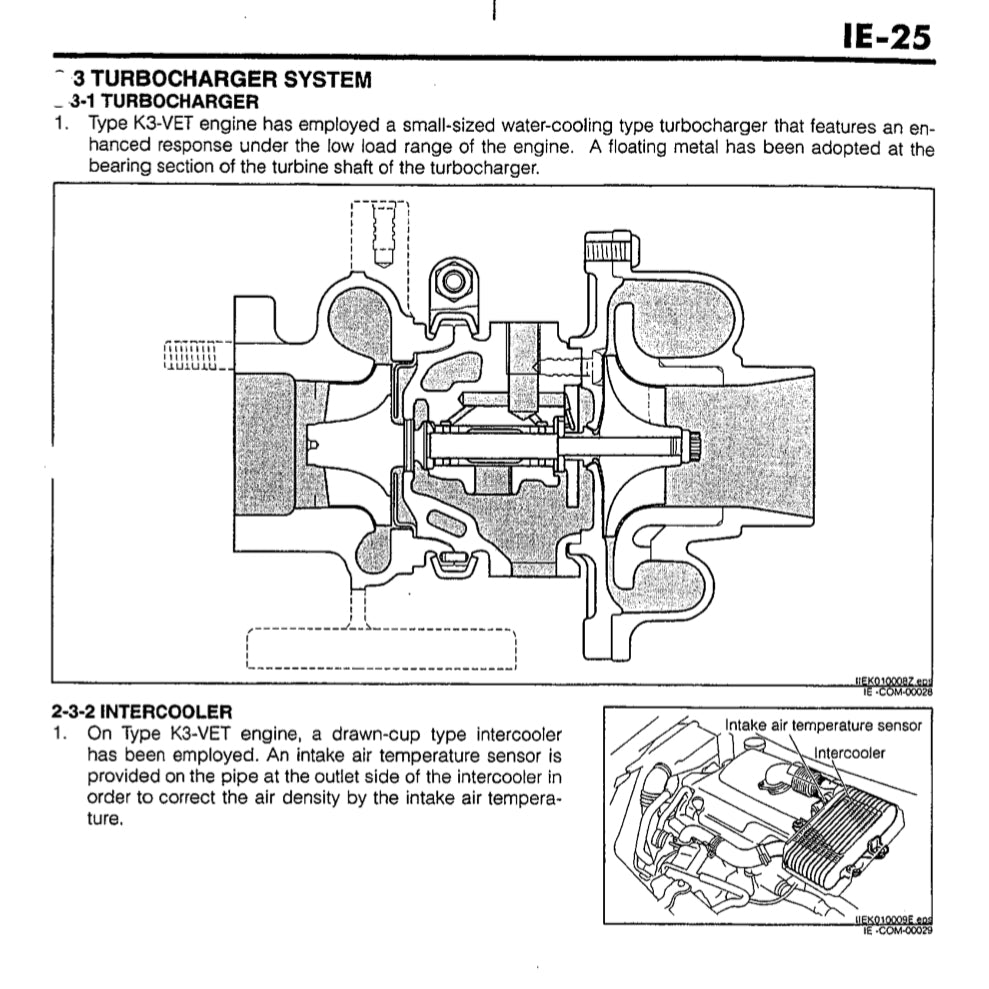Daihatsu Engine K3-VE/VE2/VET Service Manual - page 6