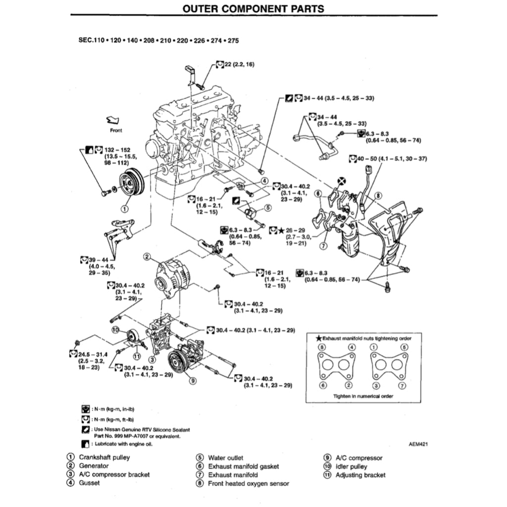 Isuzu TROOPER UX 1994-1997 Full Manual Set – Repair & Maintenance Manual - page 10