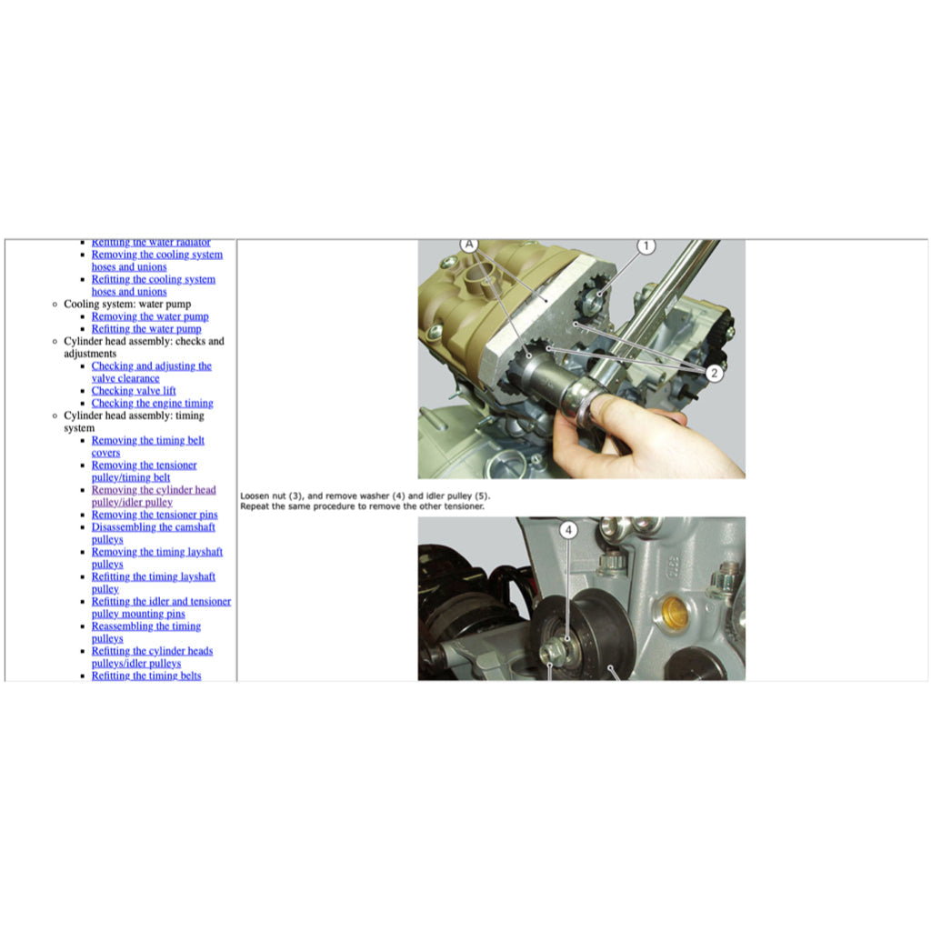 Ducati MULTISTRADA 1200S 2013-2014 Full Manual Set – Repair & Maintenance Manual and Spare Parts Catalog and User Handbook - page 5