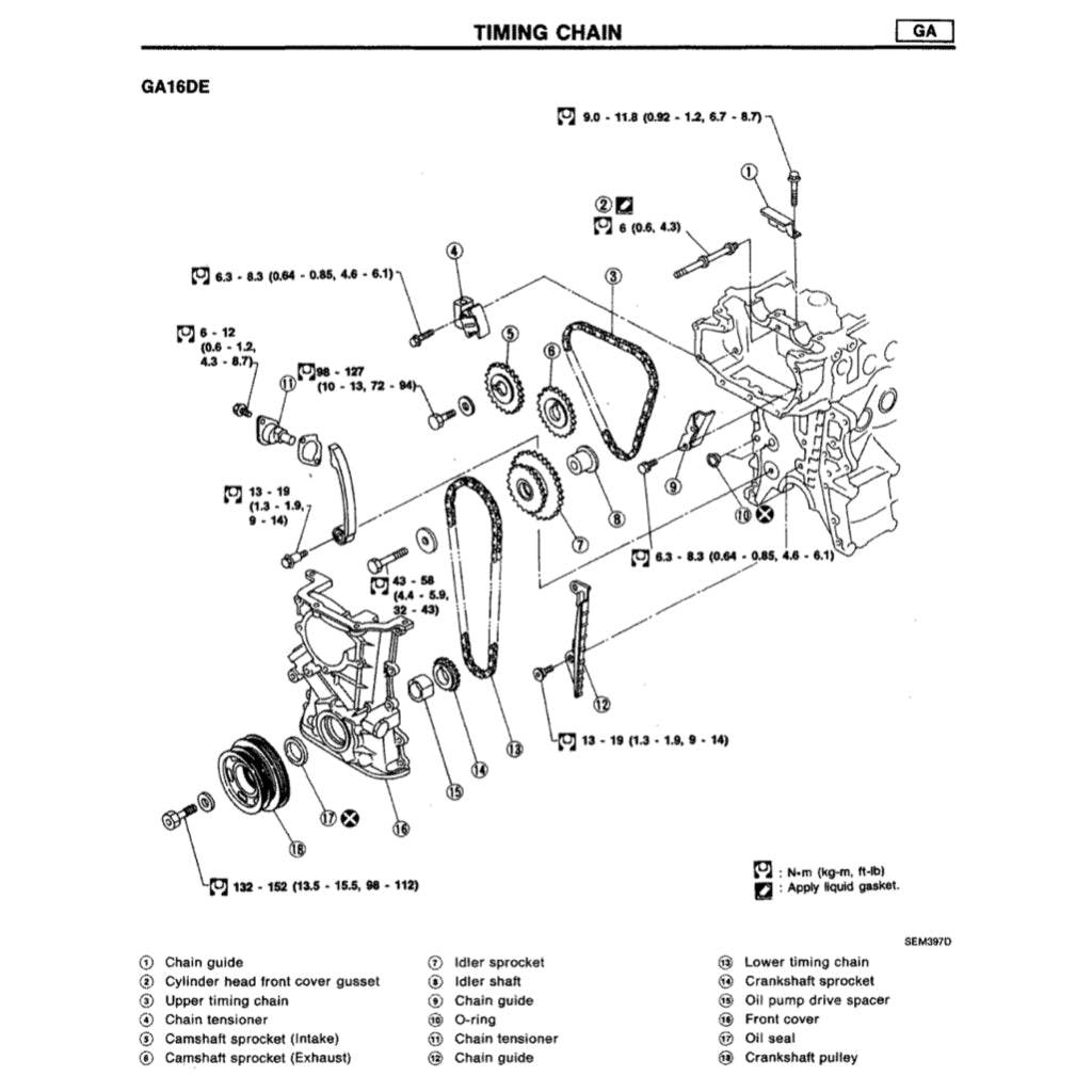 Nissan SENTRA / SUNNY B13/N14 1990-1995 Full Manual Set – Repair & Maintenance Manual - page 6