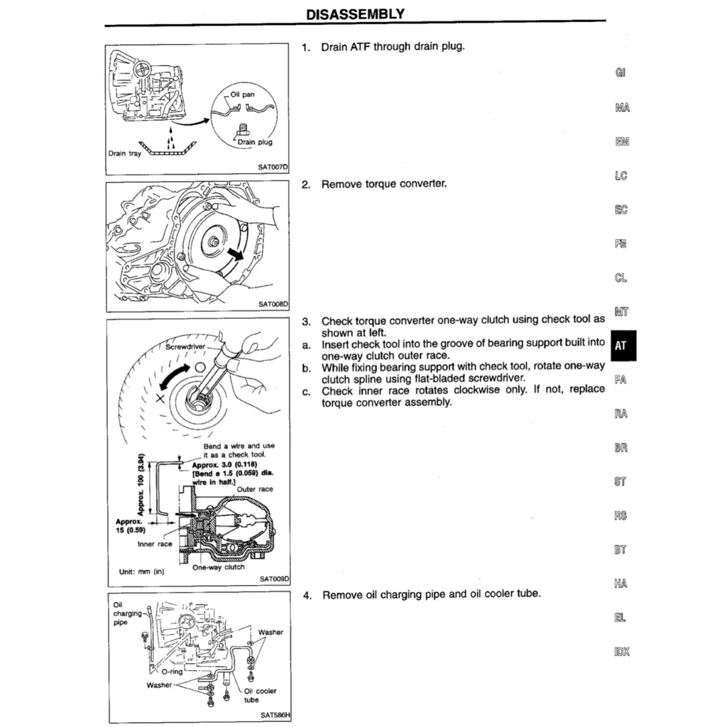 Isuzu TROOPER UX 1994-1997 Full Manual Set – Repair & Maintenance Manual - page 14