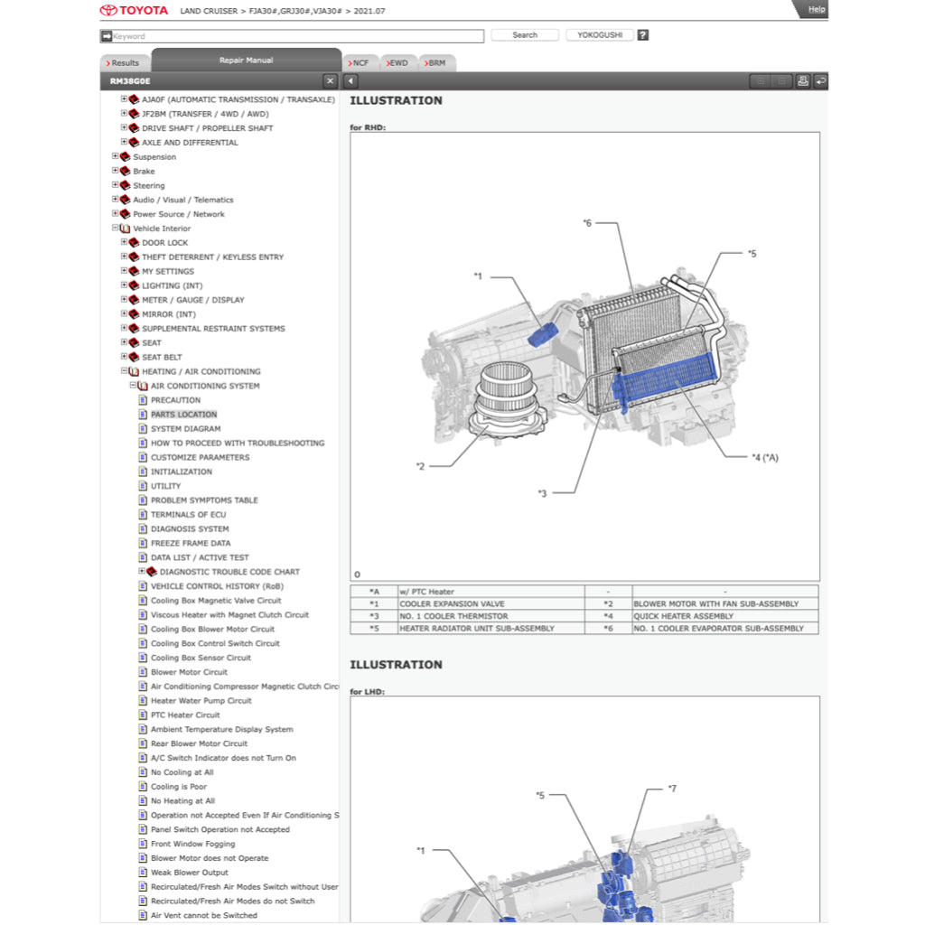Toyota LAND CRUISER J300 2021+ Full Manual Set – Online Repair & Maintenance Manual - page 9