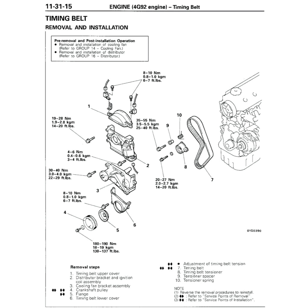 Mitsubishi DELICA L300 1986-1999 Full Manual Set – Repair & Maintenance Manual - page 5