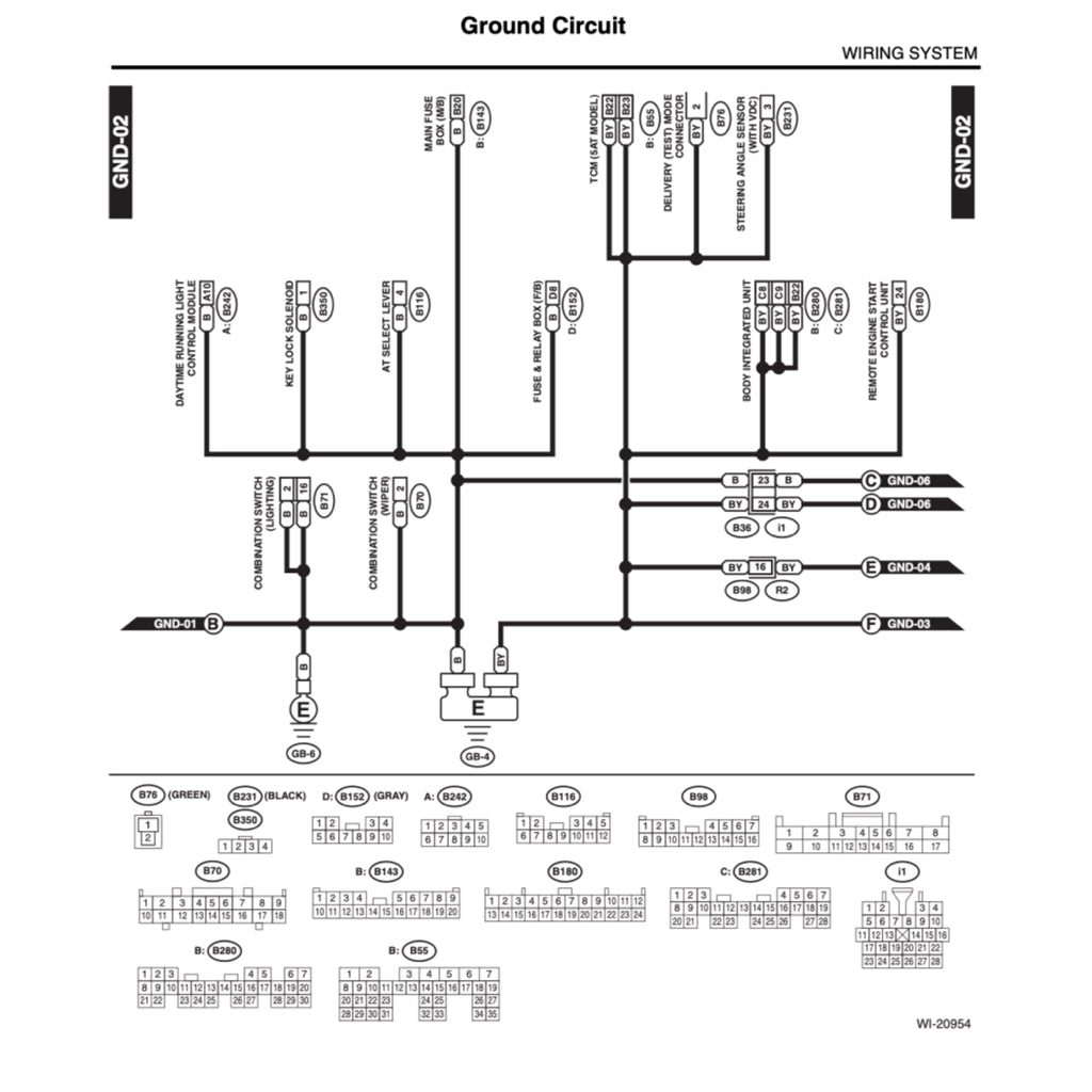Subaru LEGACY BL/BP 2003-2009 Full Manual Set – Repair & Maintenance Manual - page 7