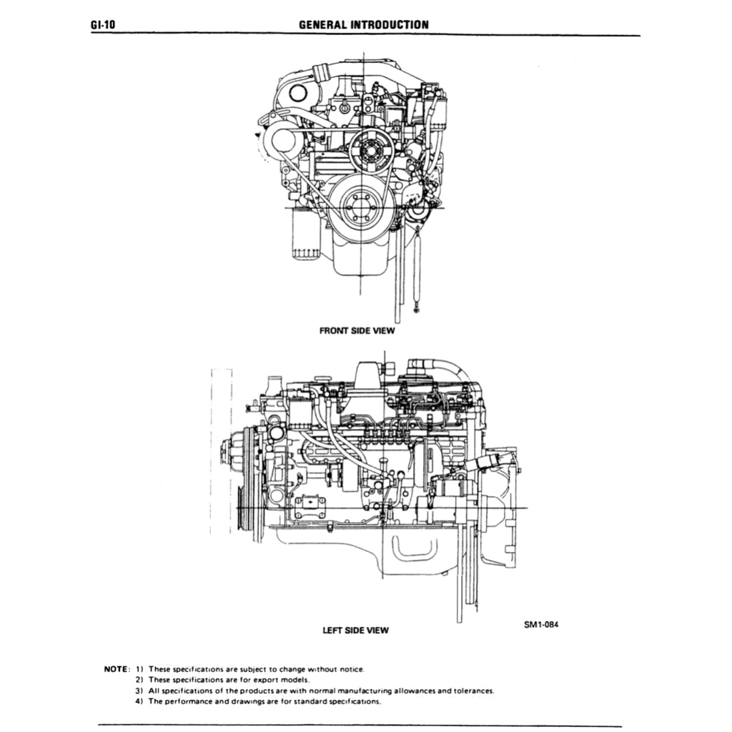 HINO Engine H07D /H07D-T Workshop Service Repair Manual - page 3