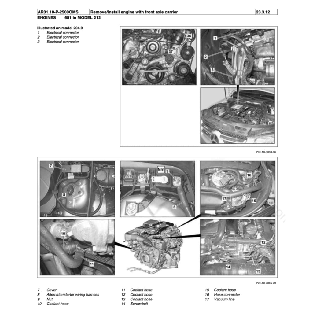 Mercedes-Benz Engine OM651 Service Repair Manual - page 4