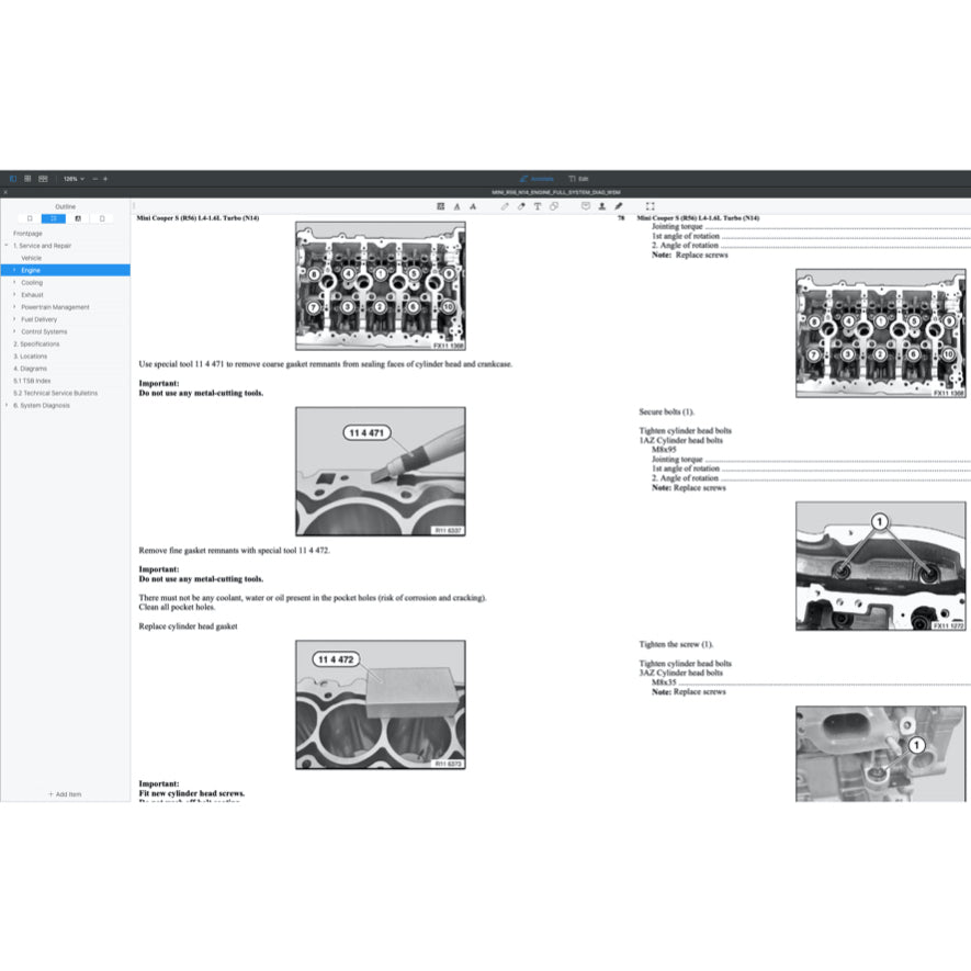 MINI COOPER S R55/56/57 N14 2006-2012 Full Manual Set – Engine Repair & Maintenance Manual and COMPONENT LOCATIONand Wiring - page 5