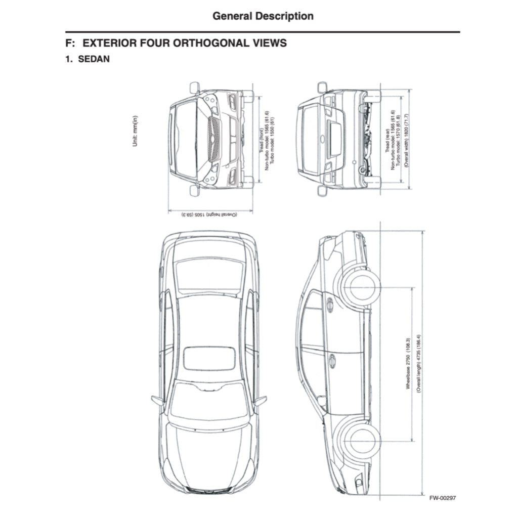 Subaru LEGACY BM 2009-2014 Full Manual Set – Repair & Maintenance Manual - page 9