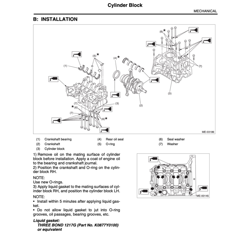 Subaru LEGACY BL/BP 2003-2009 Full Manual Set – Repair & Maintenance Manual - page 2
