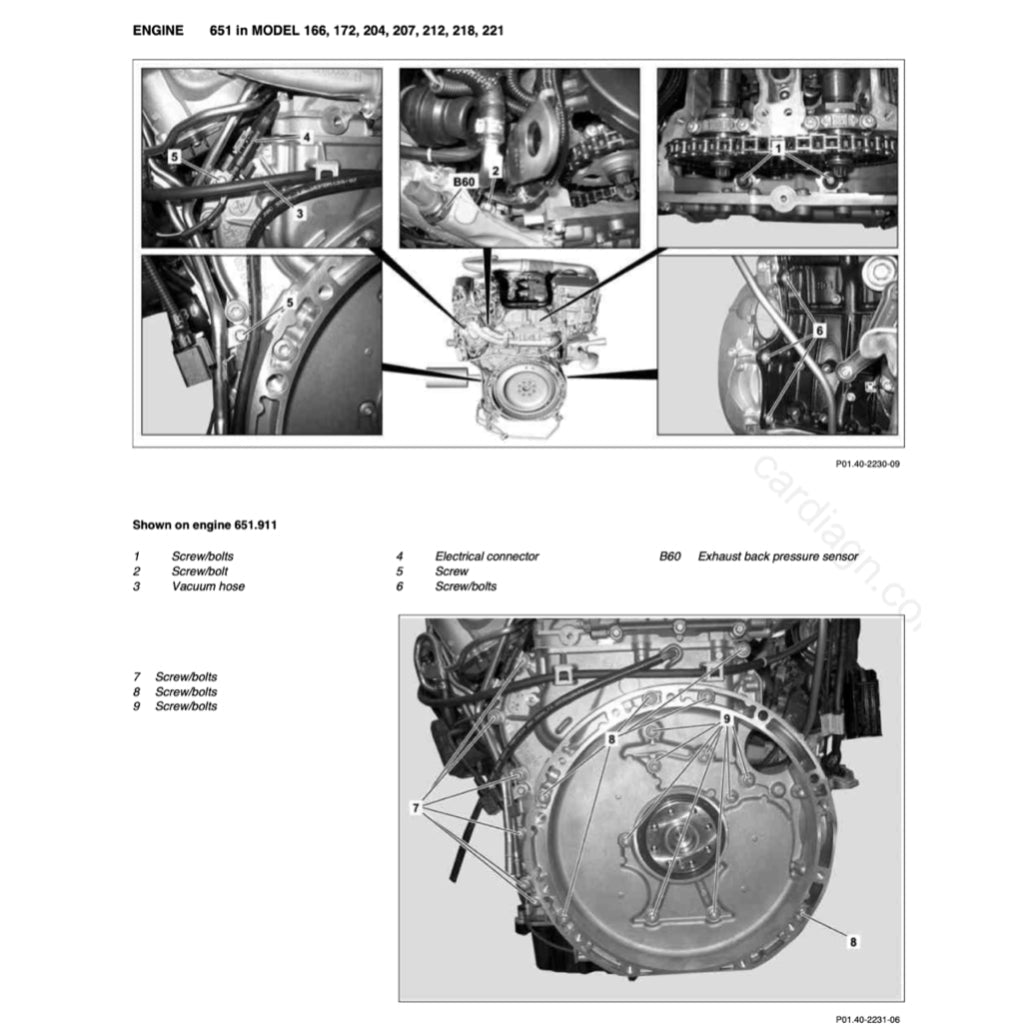 Mercedes-Benz Engine OM651 Service Repair Manual - page 5