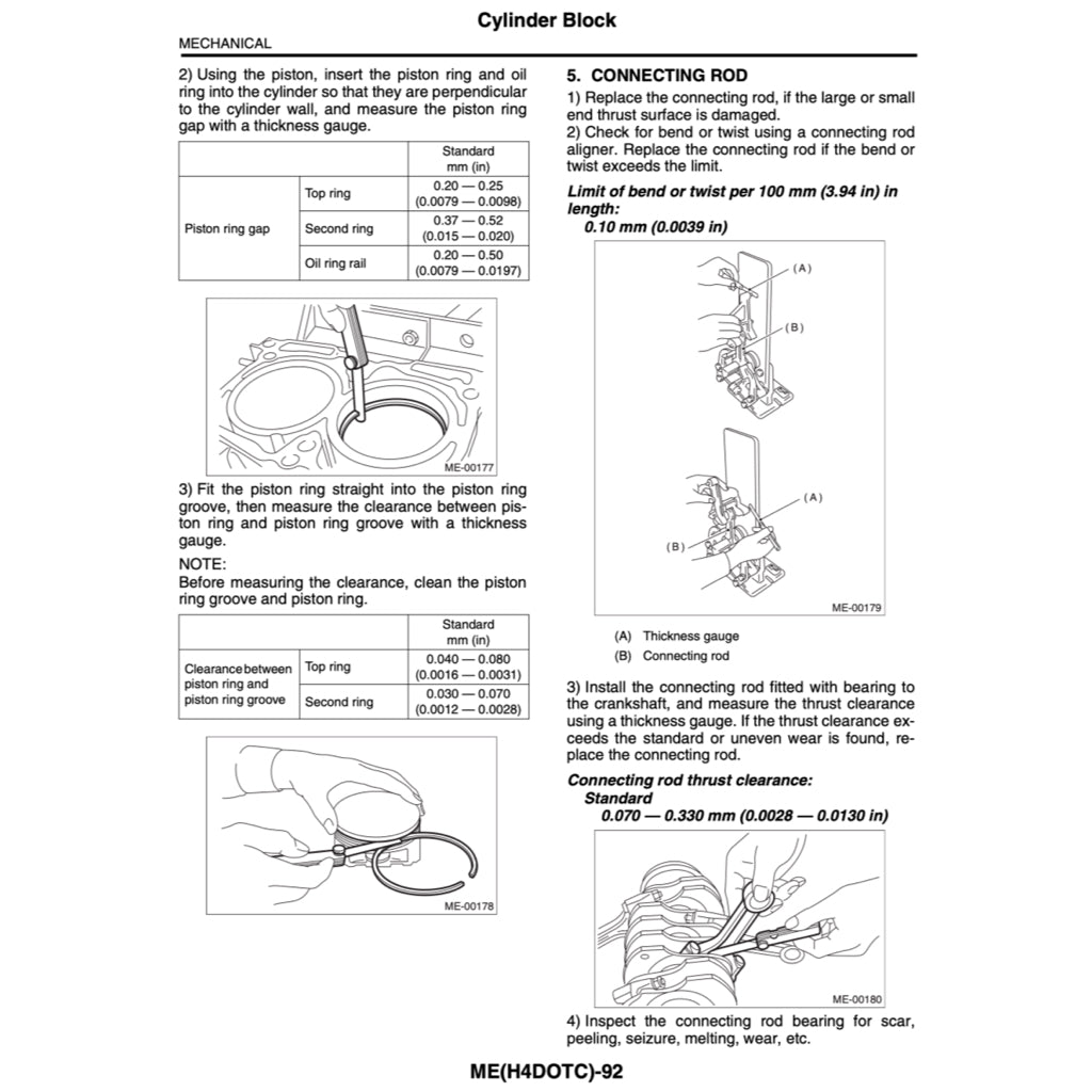 Subaru LEGACY BL/BP 2003-2009 Full Manual Set – Repair & Maintenance Manual - page 5