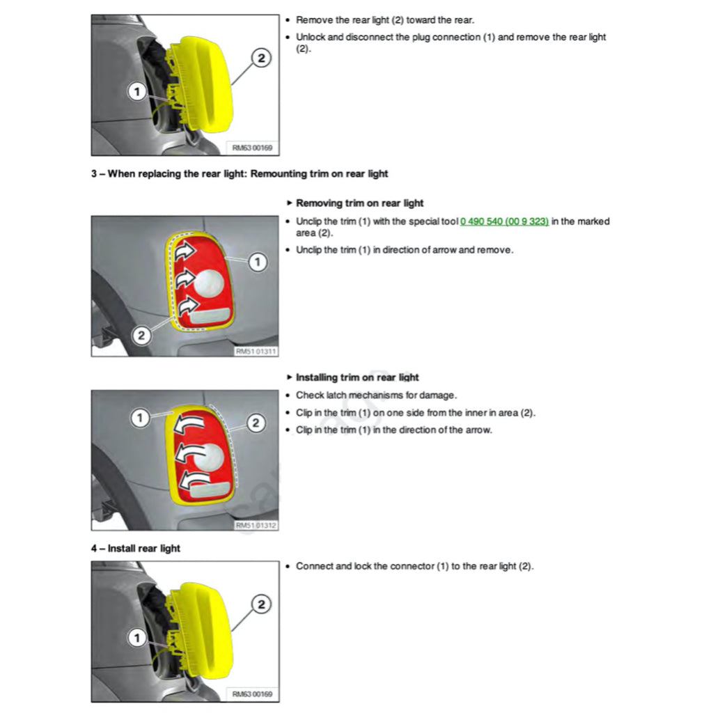MINI COUNTRYMAN F60 /B38 2017-2023 Full Manual Set – Repair & Maintenance Manual - page 4