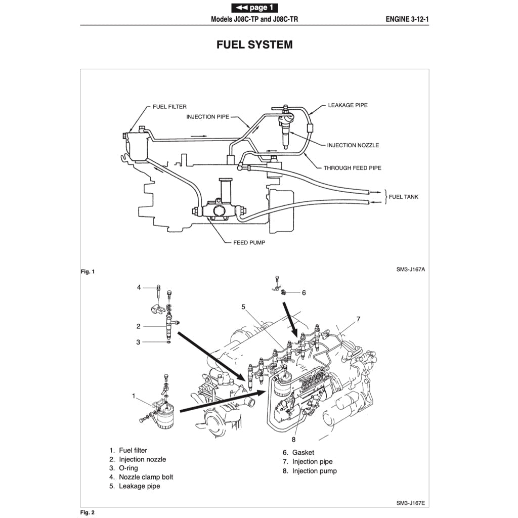 HINO Engine J08C-TP/TR Workshop Service Repair Manual - page 7