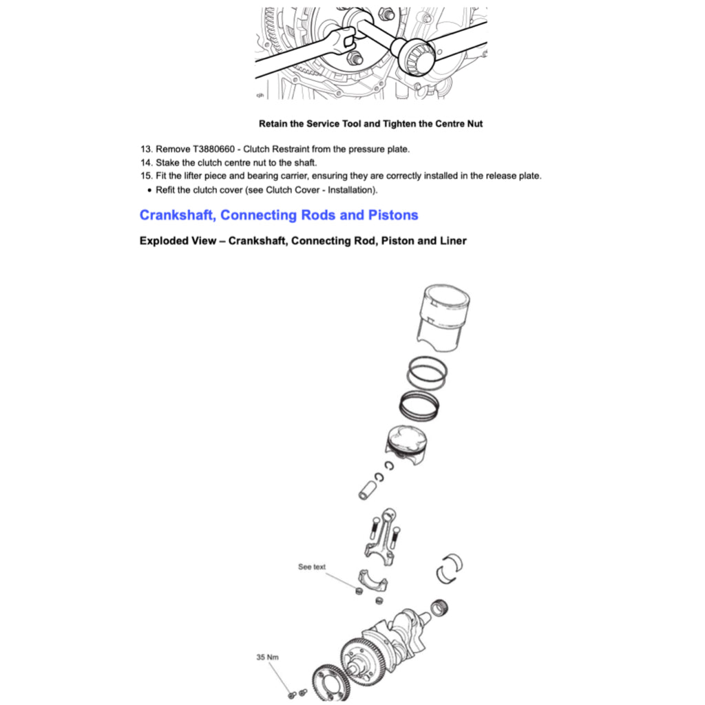 Triumph TIGER EXPLORER 800 XR/XRX/XRT 2017-2021 Full Manual Set – Repair & Maintenance Manual and User Handbook - page 8