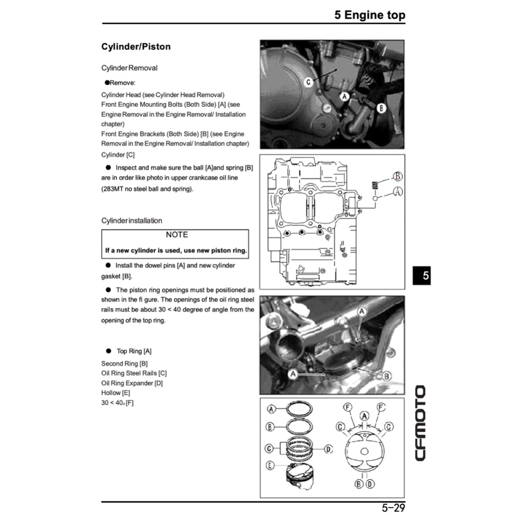 CFMoto 650NK CF650-7B 2017-2022 Full Manual Set – Repair & Maintenance Manual and Spare Parts Catalog and User Handbook - page 3