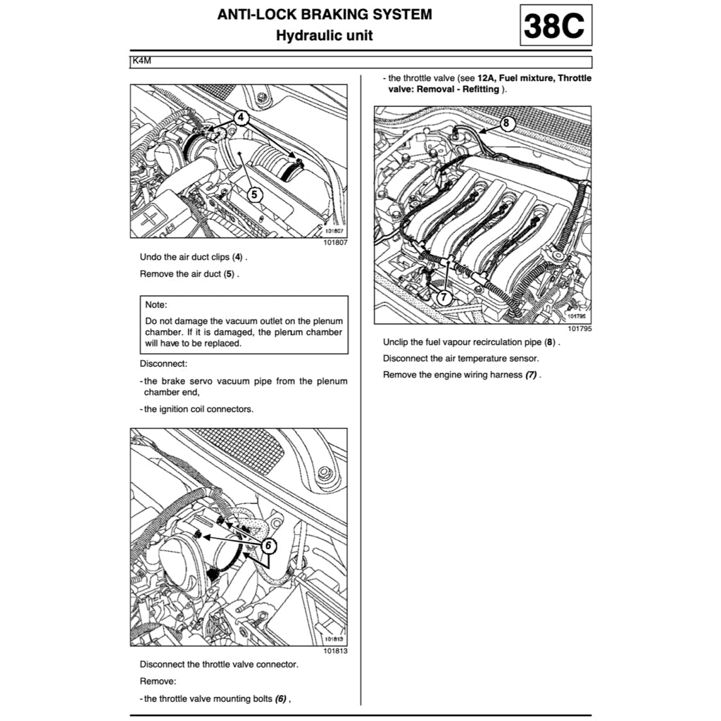 Renault SCENIC II J84 2003-2009 Full Manual Set – Repair & Maintenance Manual - page 5