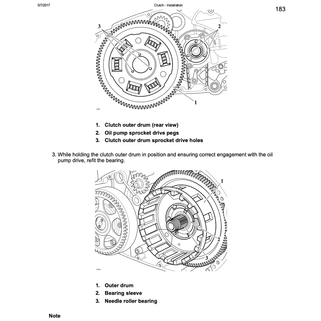 Triumph THRUXTON R 1200 2016-2023 Full Manual Set – Repair & Maintenance Manual and User Handbook - page 3
