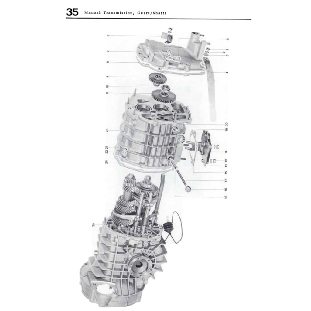 Porsche 911 930 T 1975-1987 Full Manual Set – Repair & Maintenance Manual and Spare Parts Catalog - page 7