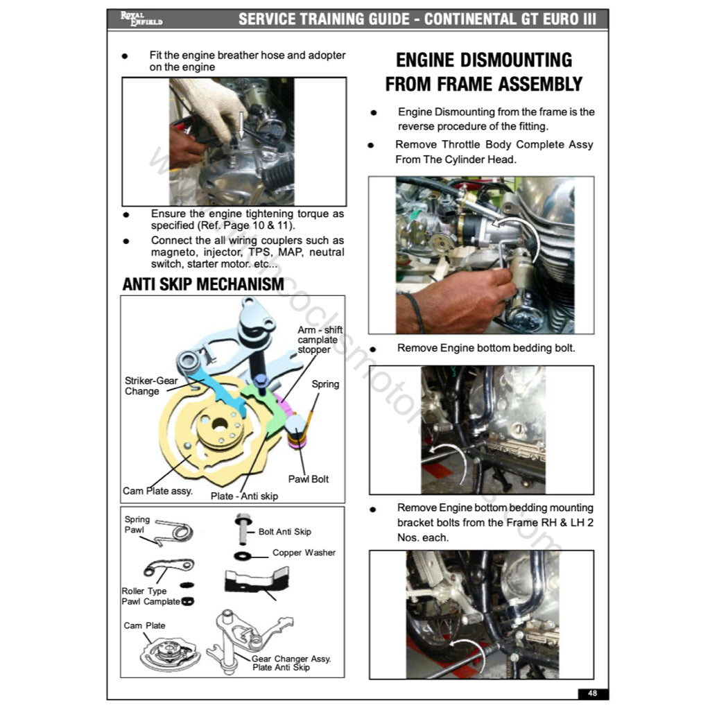 Royal Enfield CONTINENTAL GT 535 2013-2016 Full Manual Set – Repair & Maintenance Manual and Spare Parts Catalog and User Handbook - page 4