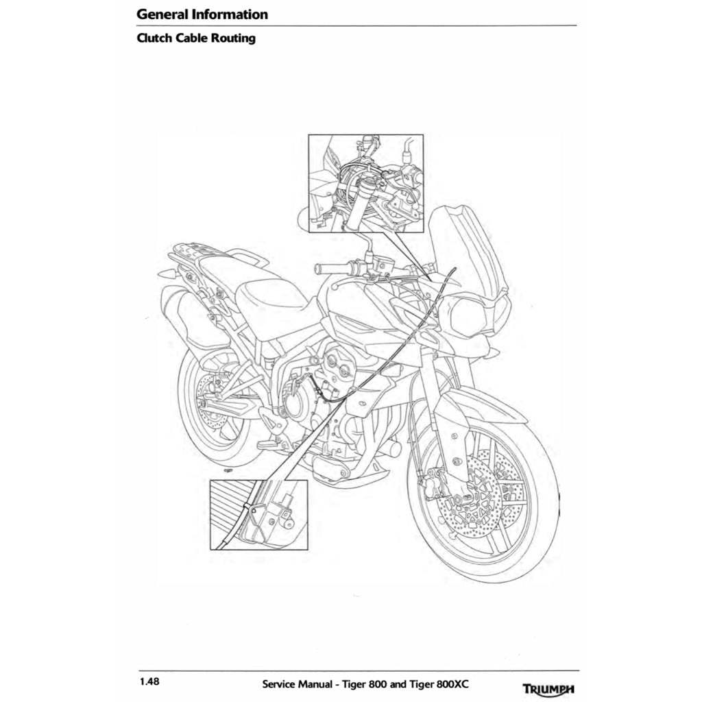 Triumph TIGER 800 XC 2011-2014 Full Manual Set – Repair & Maintenance Manual and User Handbook - page 4