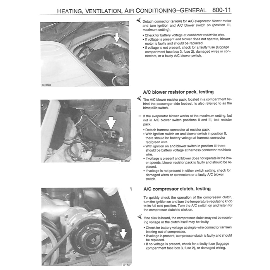 Porsche 911 CARRERA 1984-1989 Full Manual Set – Repair & Maintenance Manual and Spare Parts Catalog - page 8