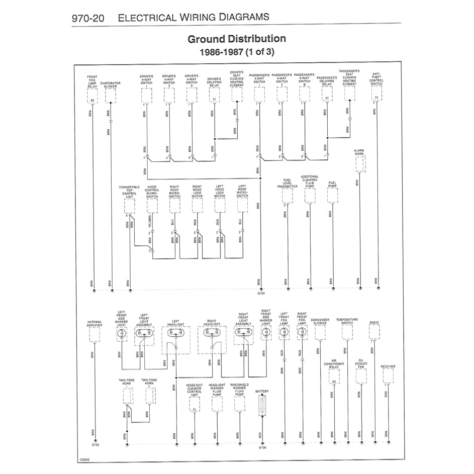 Porsche 911 CARRERA 1984-1989 Full Manual Set – Repair & Maintenance Manual and Spare Parts Catalog - page 9