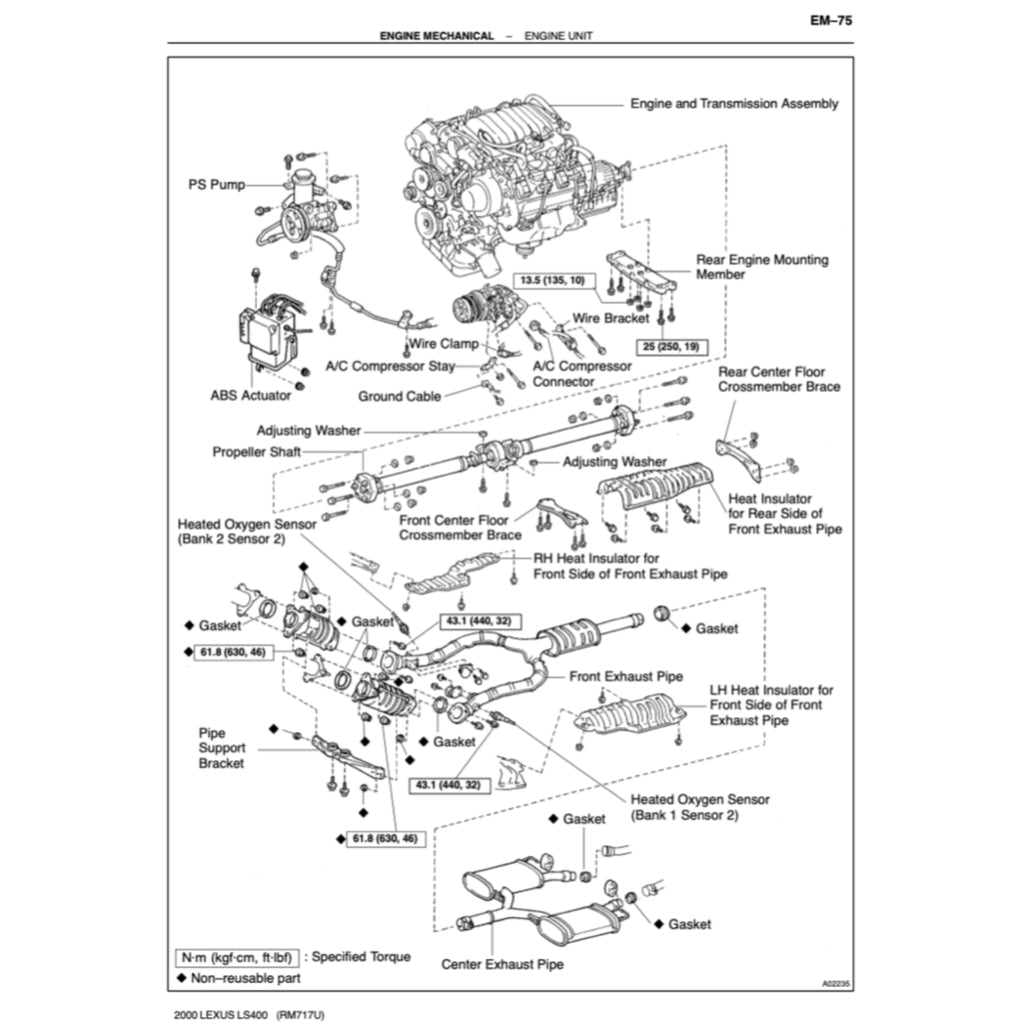 Lexus LS400 XF10/XF20 1990-2000 Full Manual Set – Repair & Maintenance Manual - page 3