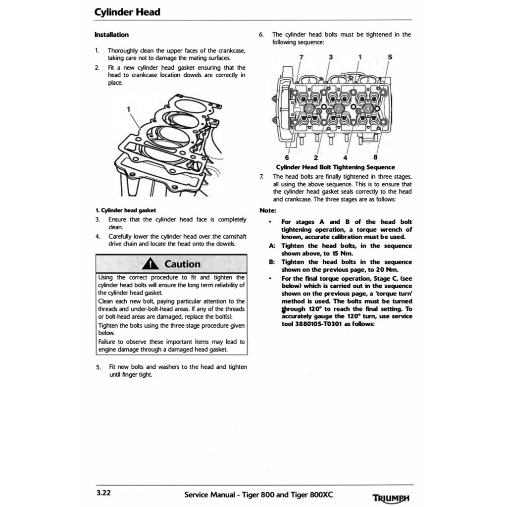 Triumph TIGER 800 XC 2011-2014 Full Manual Set – Repair & Maintenance Manual and User Handbook - page 8