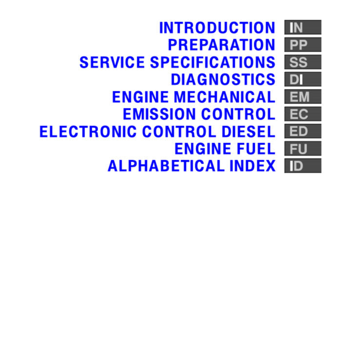 Toyota Engine 5L-E Service Repair Workshop Manual HILUX/LAND CRUISER/HIACE/FORTUNER - page 3