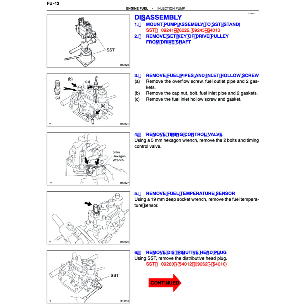 Toyota Engine 5L-E Service Repair Workshop Manual HILUX/LAND CRUISER/HIACE/FORTUNER - page 6