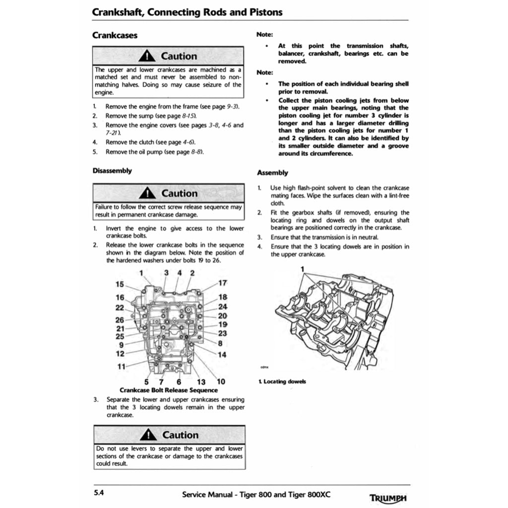 Triumph TIGER 800 XC 2011-2014 Full Manual Set – Repair & Maintenance Manual and User Handbook - page 9