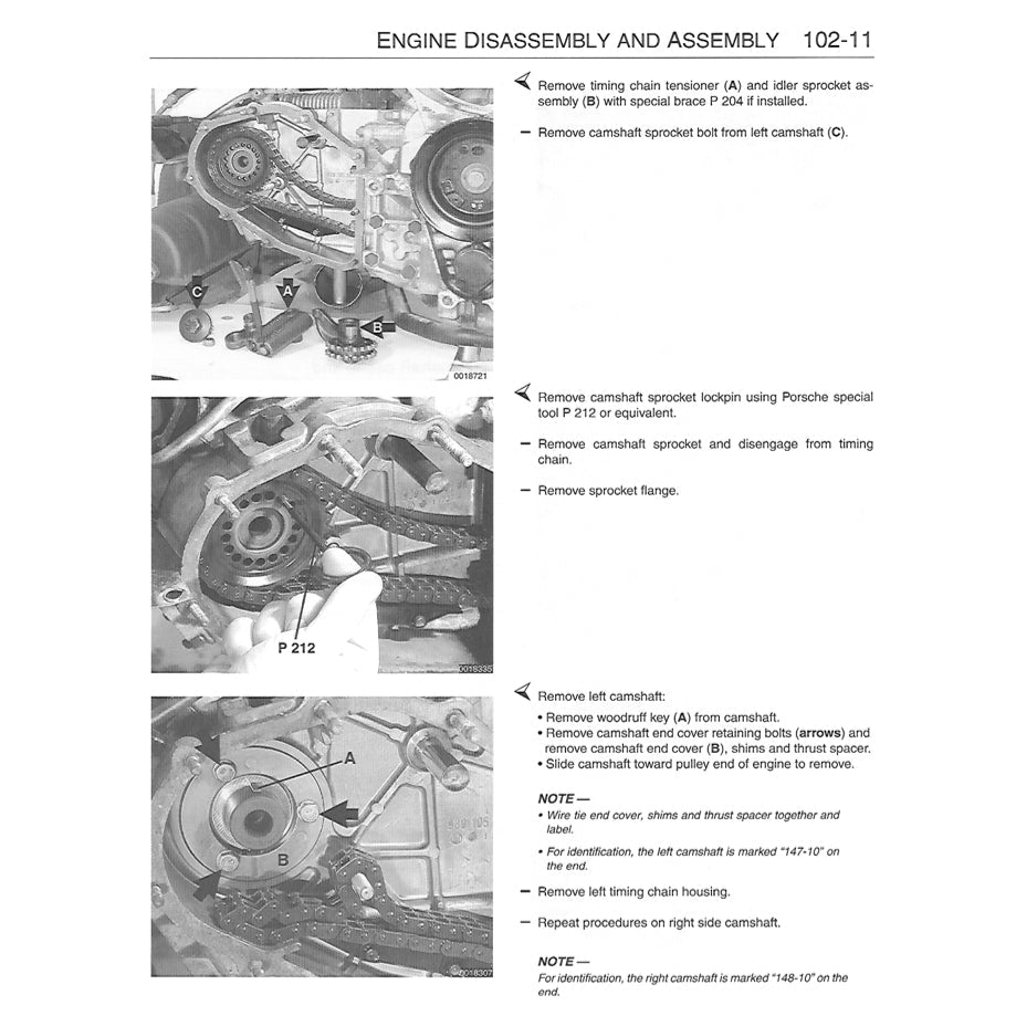 Porsche 911 CARRERA 1984-1989 Full Manual Set – Repair & Maintenance Manual and Spare Parts Catalog - page 4