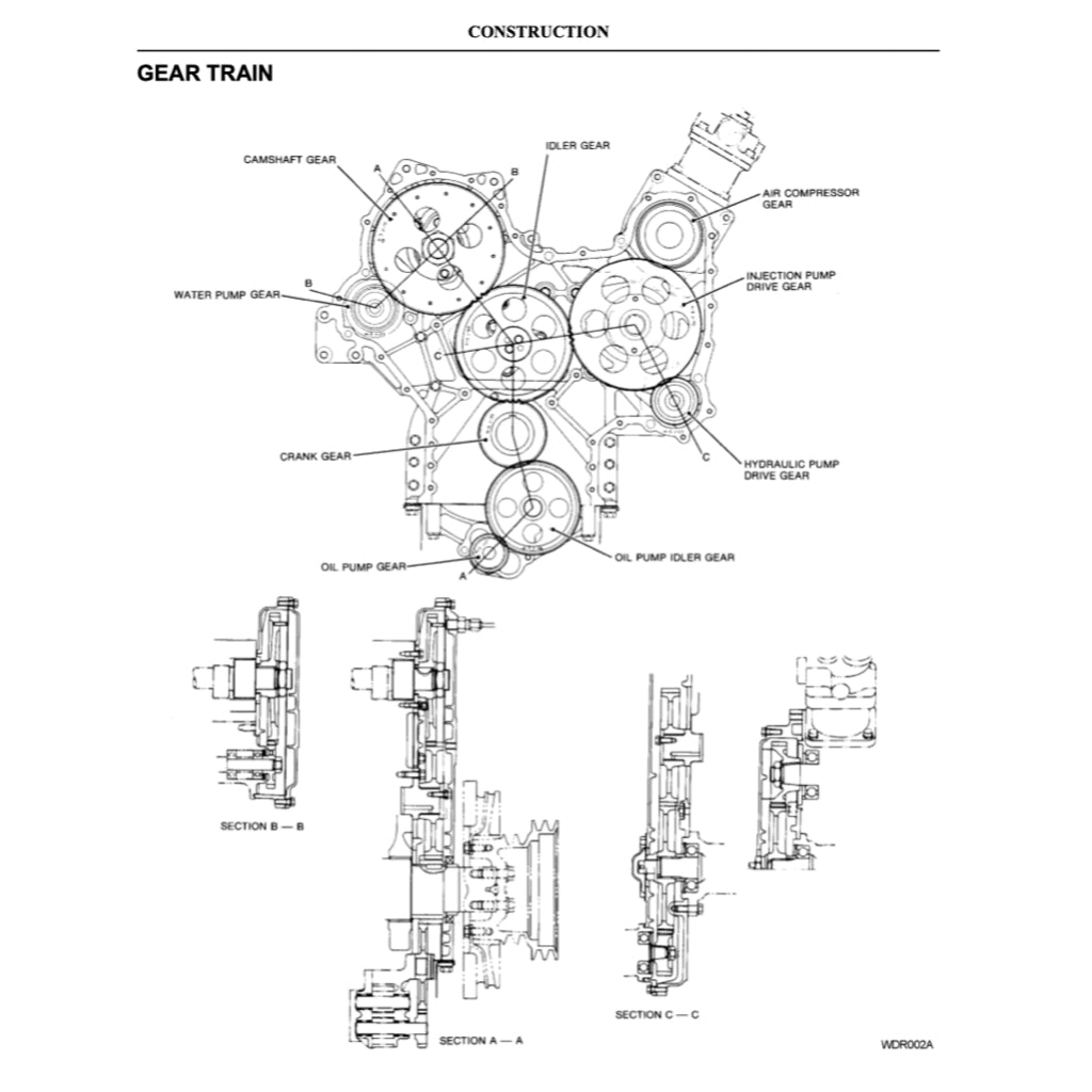 Nissan UD Diesel Engine PF6/PF6T/PFT6TA/PF6TB/PF6TC Service Repair Manual - page 9