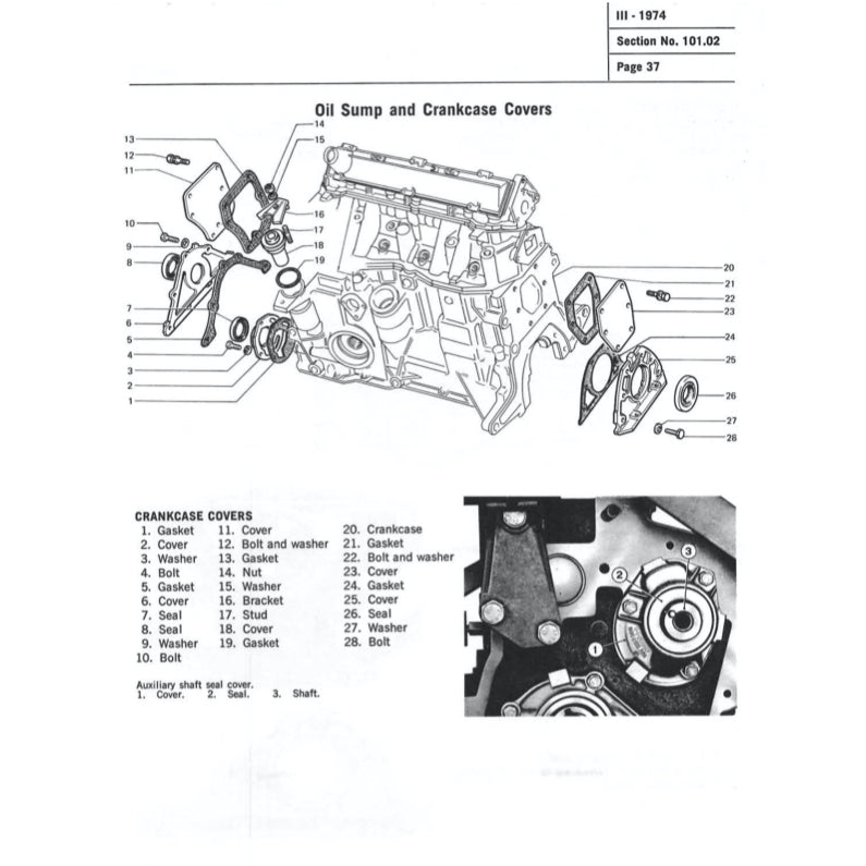 Fiat X-1/9 1974-1989 Full Manual Set – Repair & Maintenance Manual and Spare Parts Catalog - page 3
