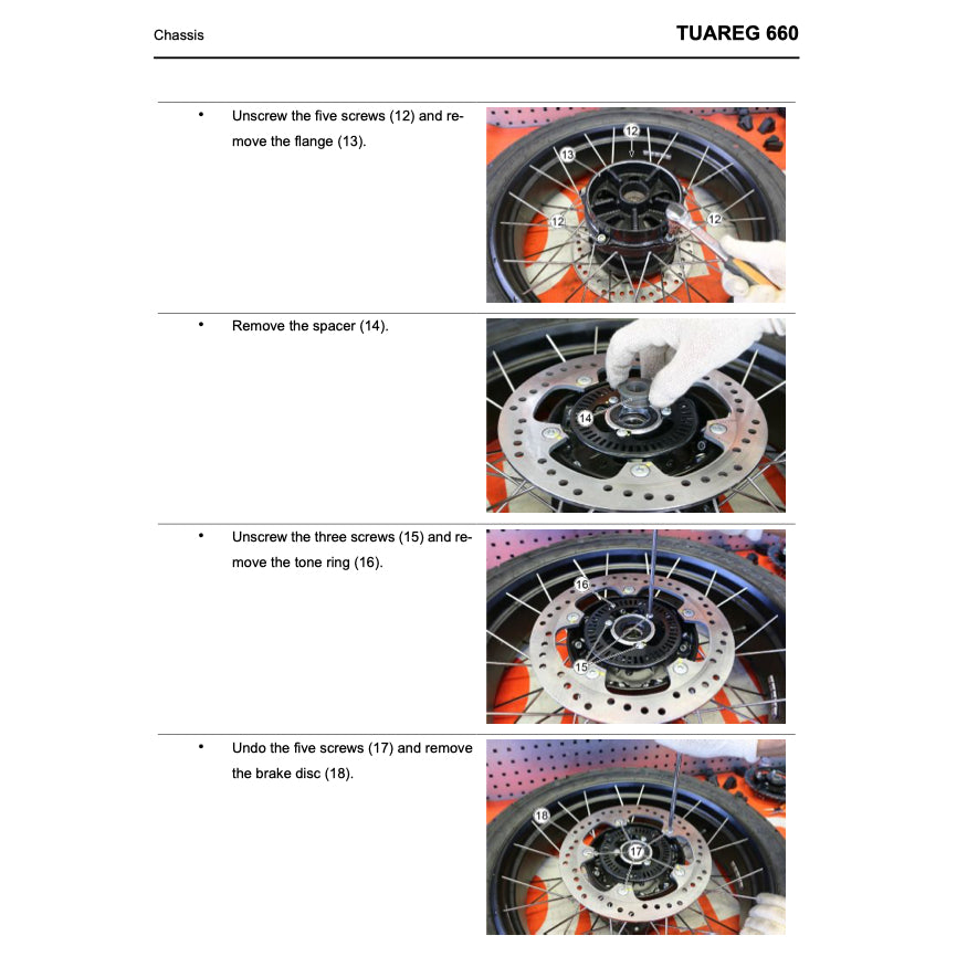 Aprilia TUAREG 660 2021+ Full Manual Set – Repair & Maintenance Manual and Spare Parts Catalog and User Handbook - page 5