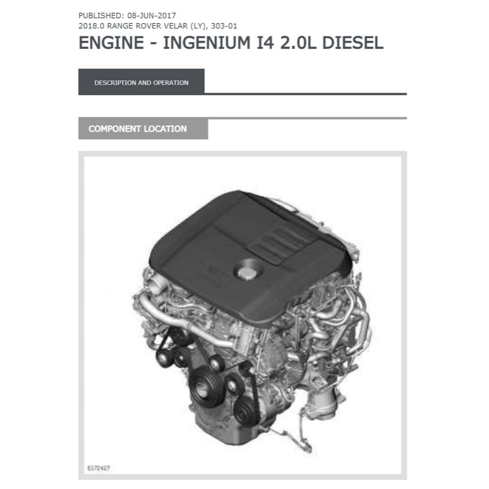 RANGE Rover VELAR L560 2017-2023 Full Manual Set – Repair & Maintenance Manual - page 2