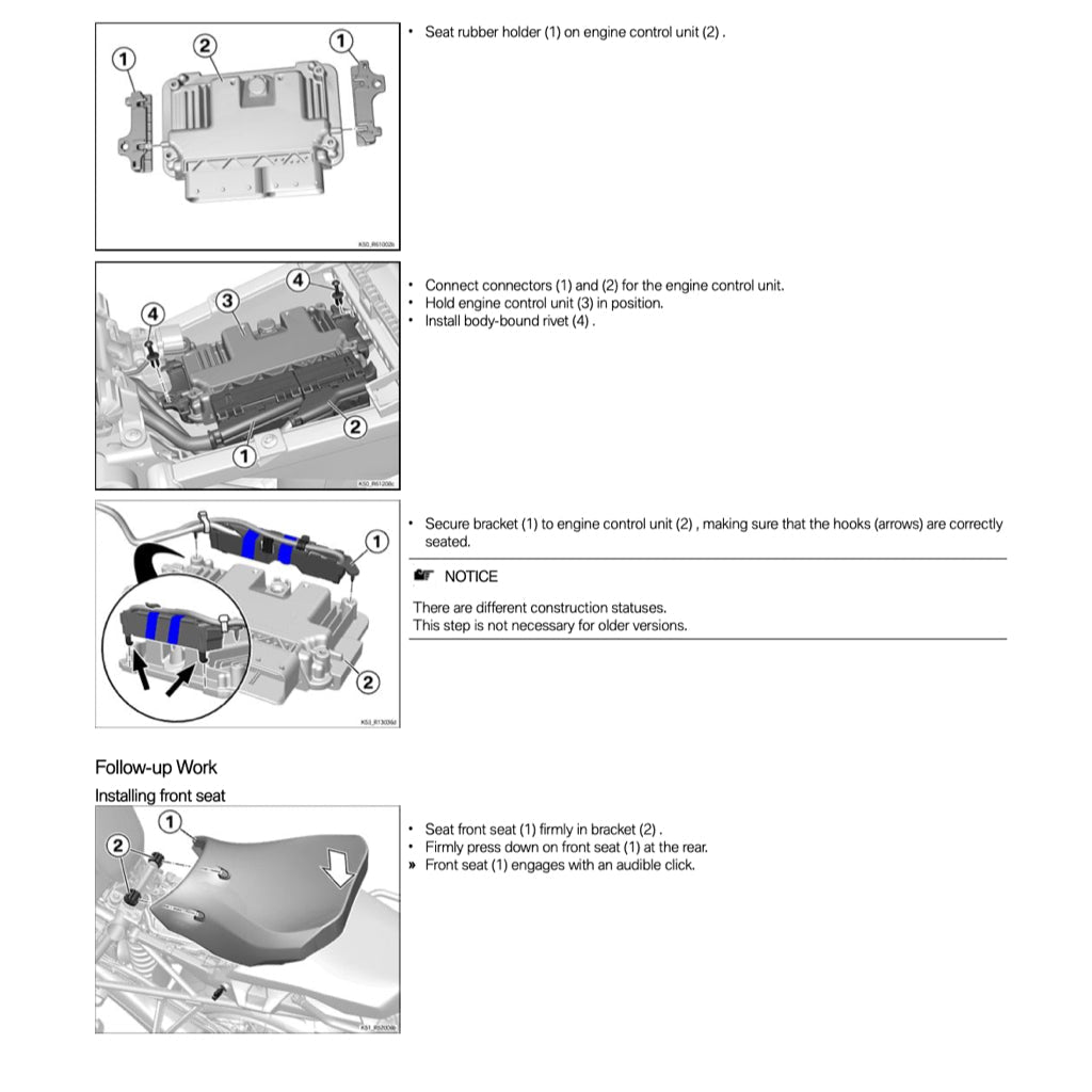 BMW R1200GS ADVENTURE K51 2014-2019 Full Manual Set – Repair & Maintenance Manual and Spare Parts Catalog and User Handbook - page 5