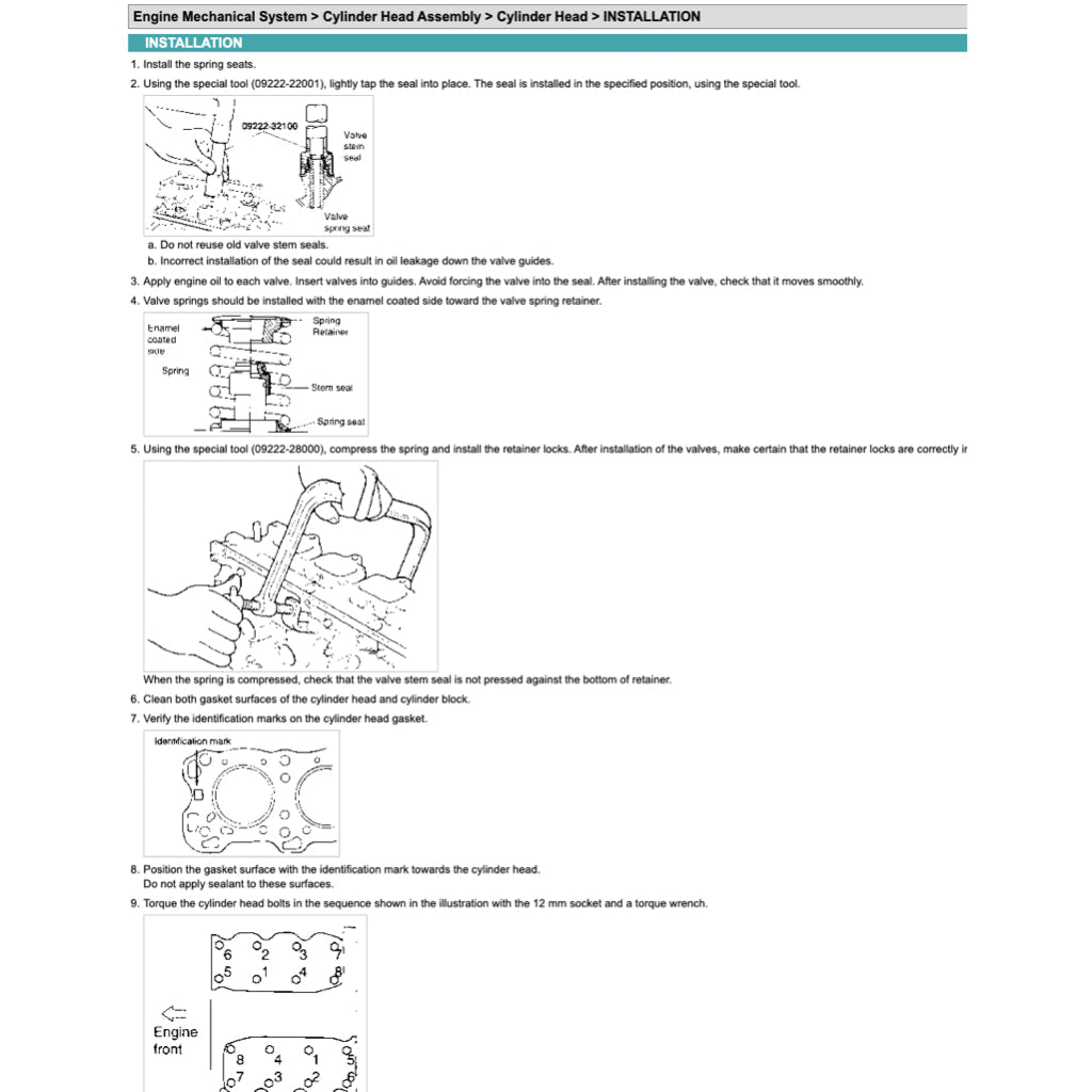 Hyundai SONATA EF 1998-2004 Full Manual Set – Repair & Maintenance Manual - page 2