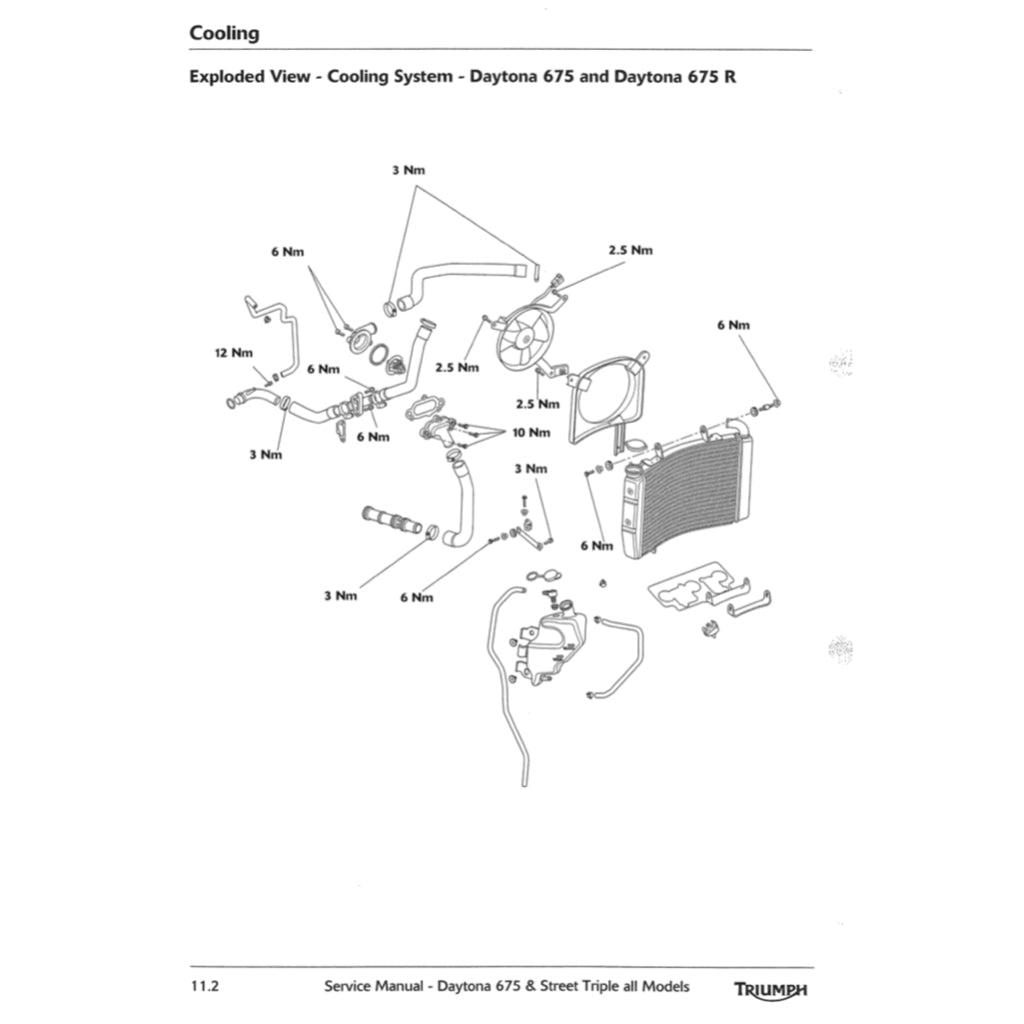 Triumph STREET TRIPLE/DAYTONA 675 R 2009-2012 Full Manual Set – Repair & Maintenance Manual and User Handbook - page 8