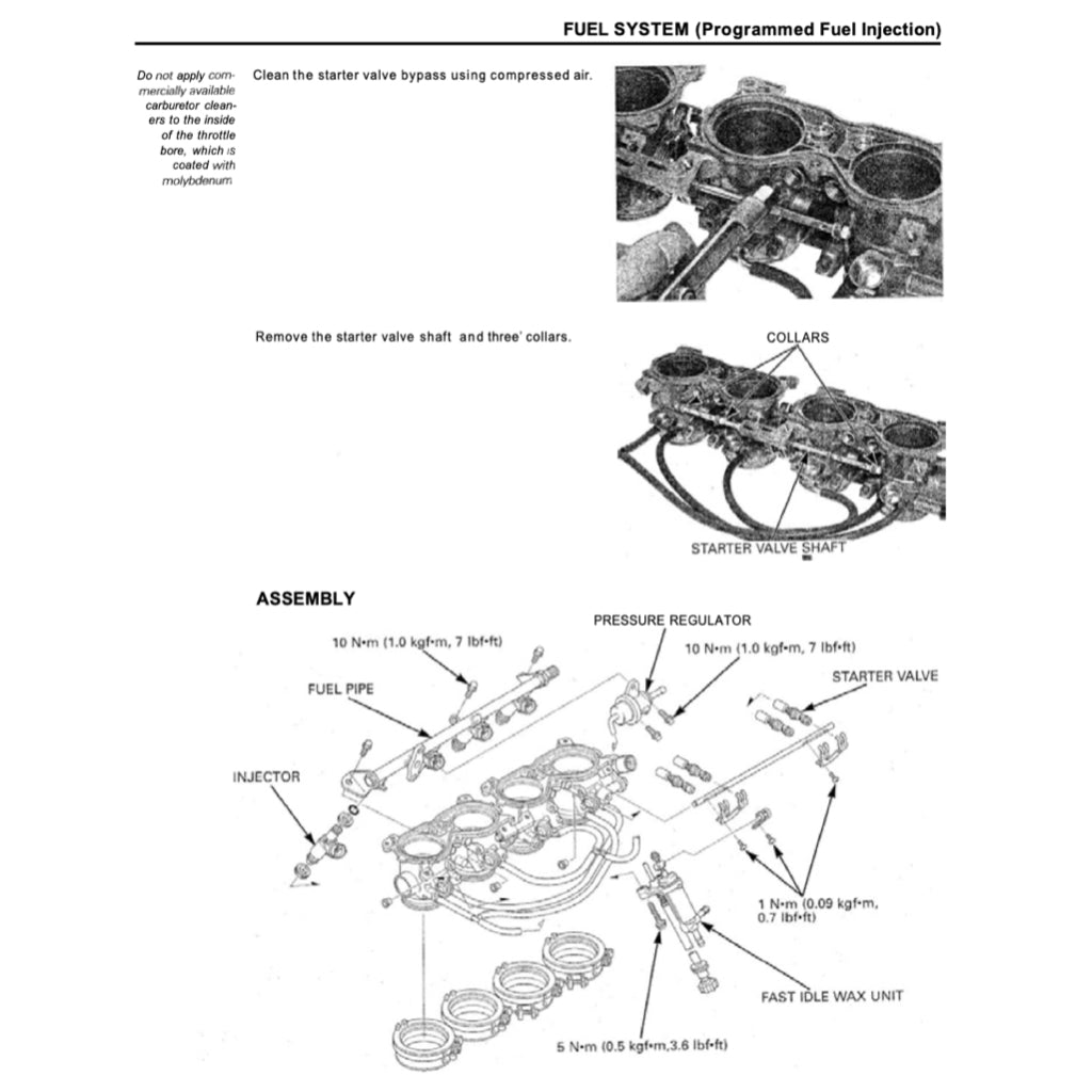 Honda CBR929RR 2000-2002 Full Manual Set – Repair & Maintenance Manual and Spare Parts Catalog and User Handbook - page 6