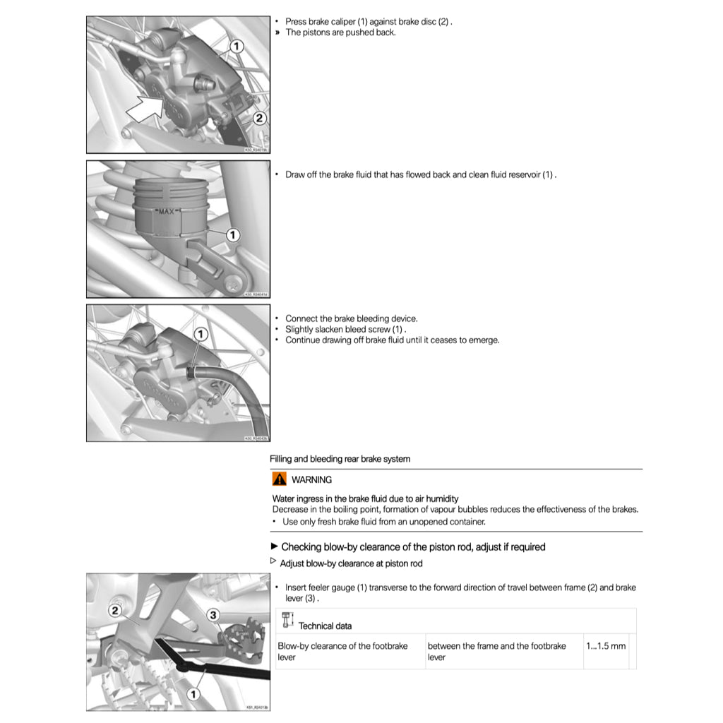 BMW R1200GS ADVENTURE K51 2014-2019 Full Manual Set – Repair & Maintenance Manual and Spare Parts Catalog and User Handbook - page 8