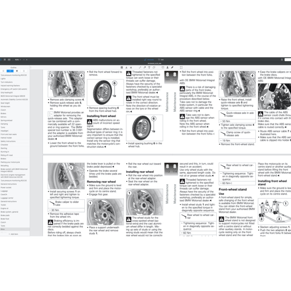 BMW R1200 GS / R1200GS K25 2005-2013 Full Manual Set – Repair & Maintenance Manual and Spare Parts Catalog and User Handbook - page 4