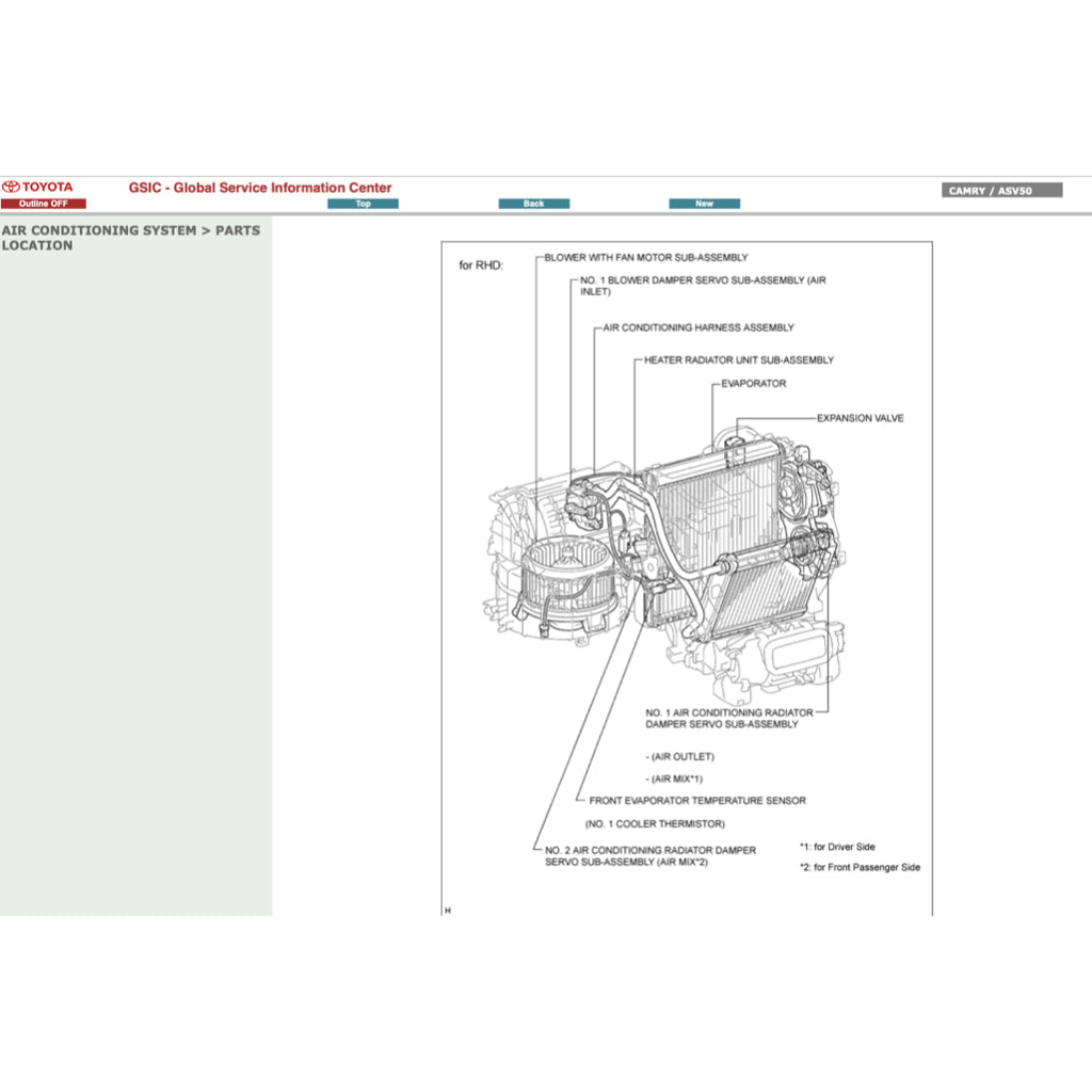 Toyota CAMRY ACV ASV 50/51 2012-2017 Full Manual Set – Online Repair & Maintenance Manual - page 5
