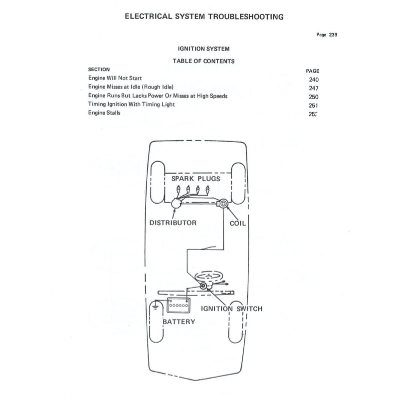 Fiat X-1/9 1974-1989 Full Manual Set – Repair & Maintenance Manual and Spare Parts Catalog - page 6
