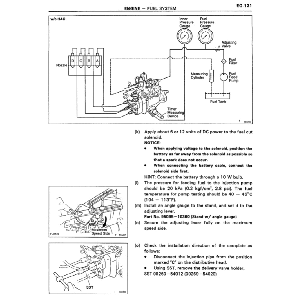Toyota Engine 2L, 2L-T, 3L, 5L Service Repair Workshop Manual - page 4