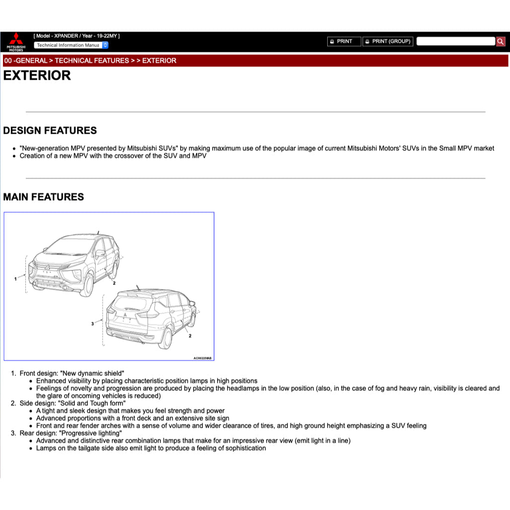 Mitsubishi XPANDER NC 2019-2023 Full Manual Set – Repair & Maintenance Manual - page 9